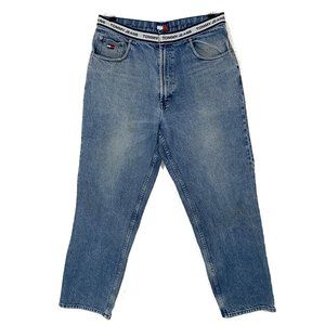 Tommy Jeans 36x32 Spell Out Waistline Vintage